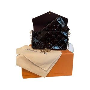 Authentic Louis Vuitton Felicie Vernis GORGEOUS